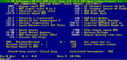 ECM852 Serial DOS-Based ALDL Software